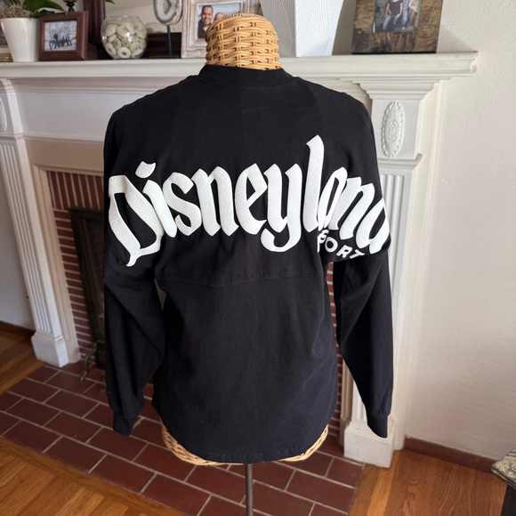 Disney Tops - Disney black long sleeve spirit jersey Disneyland XS